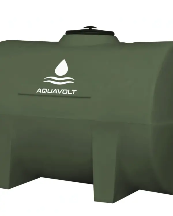 olive green tank aquavolt logo