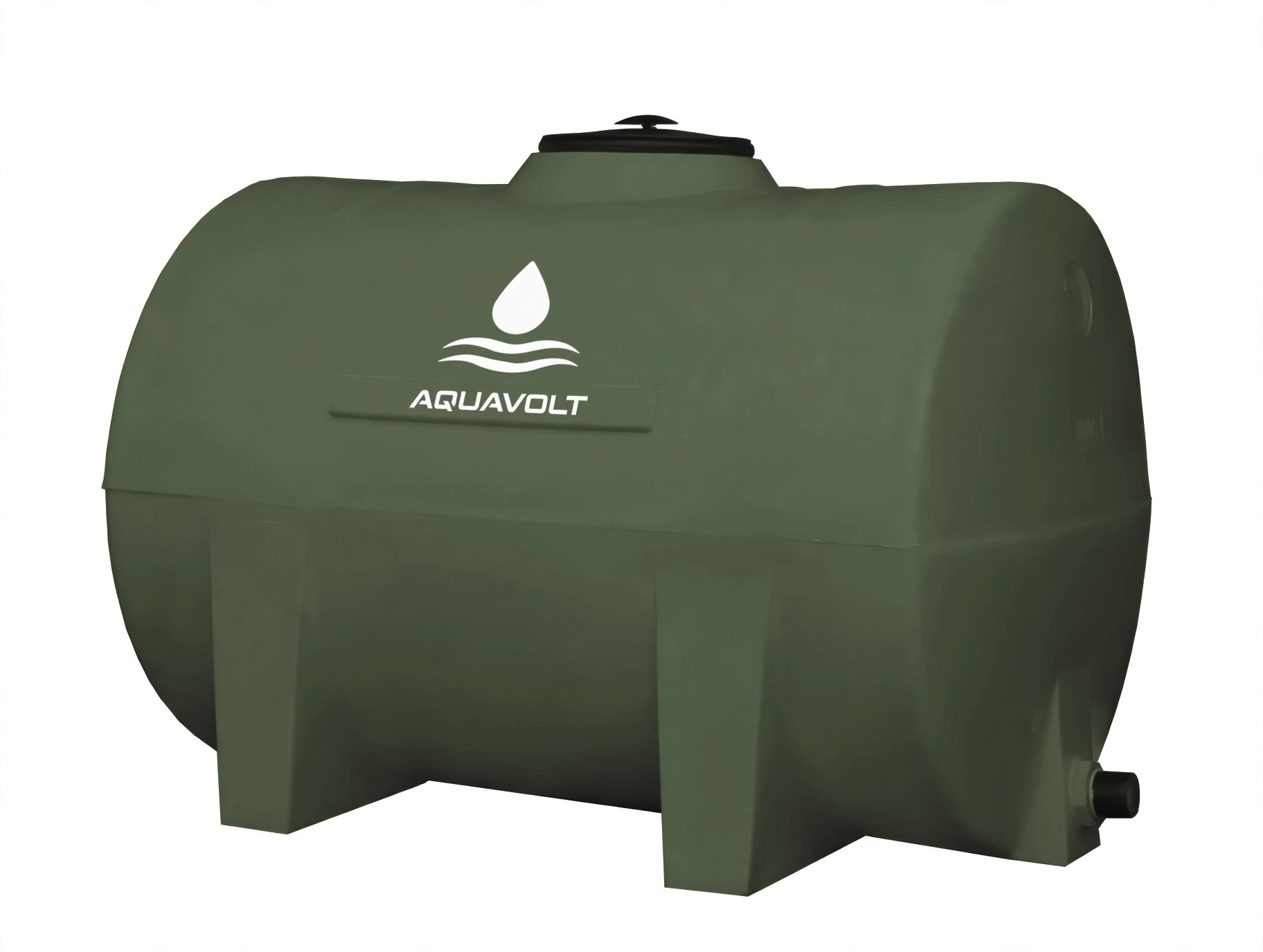 olive green tank aquavolt logo