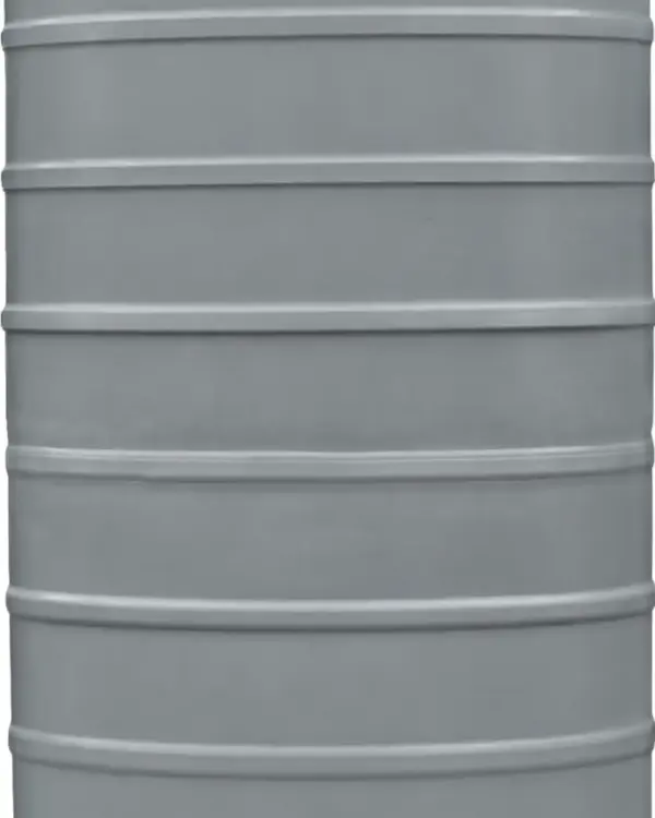 tall grey water tank