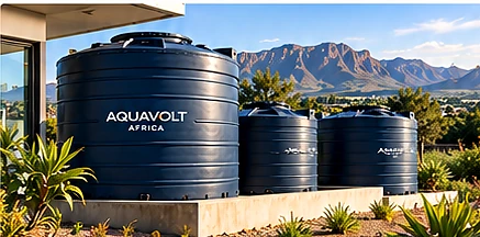 Aquavolt Africa tank setup related to Water Storage Tanks Guide